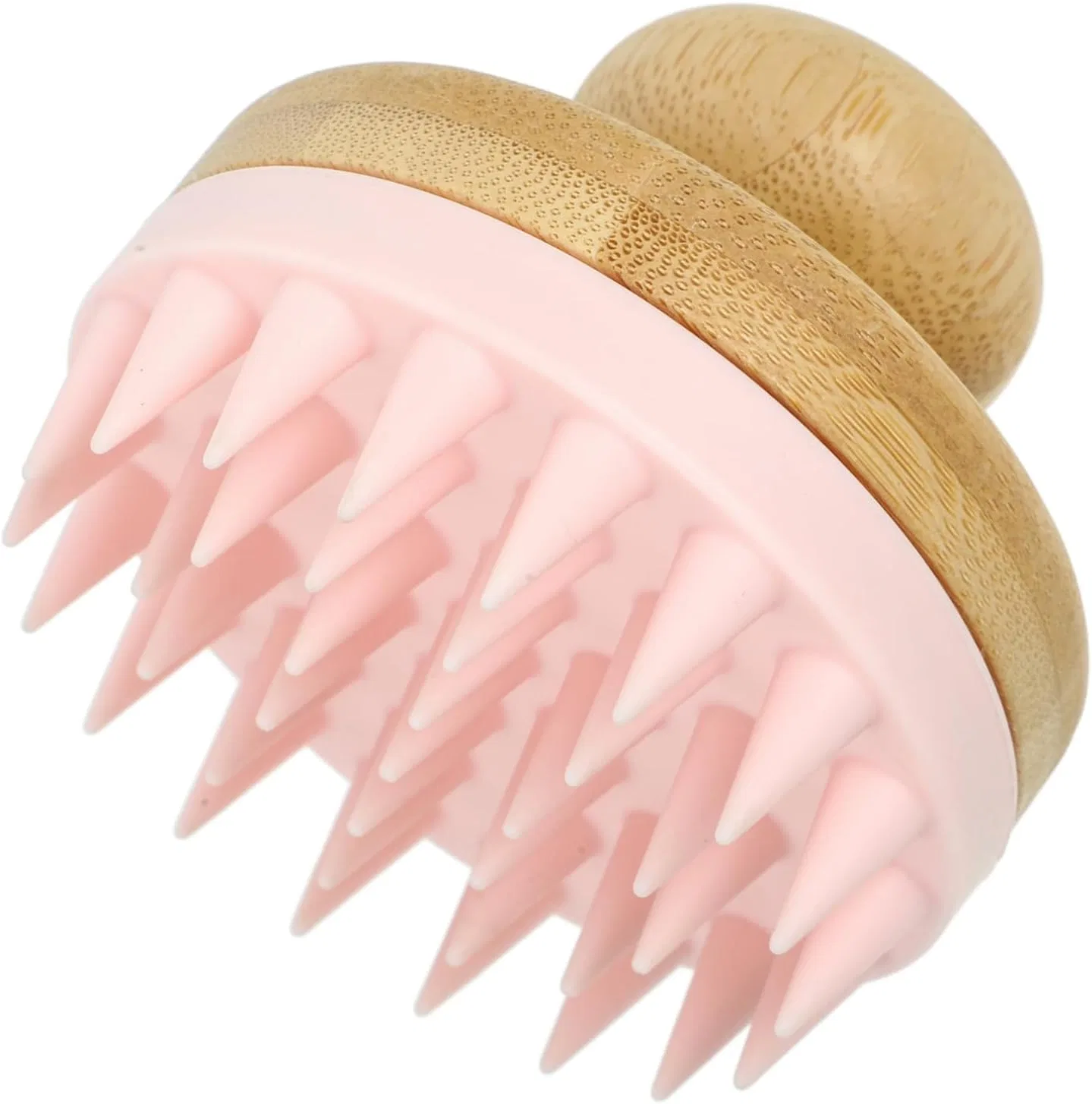 Набор щеток для мытья головы, 5 шт, FOMIYES, 7.5x7.5x7 см, Pink — фото 4