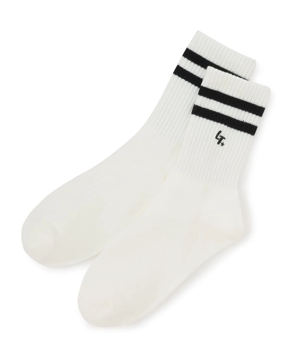 Детские носки с принтом Bicolor Line LOVETOXIC, Off White
