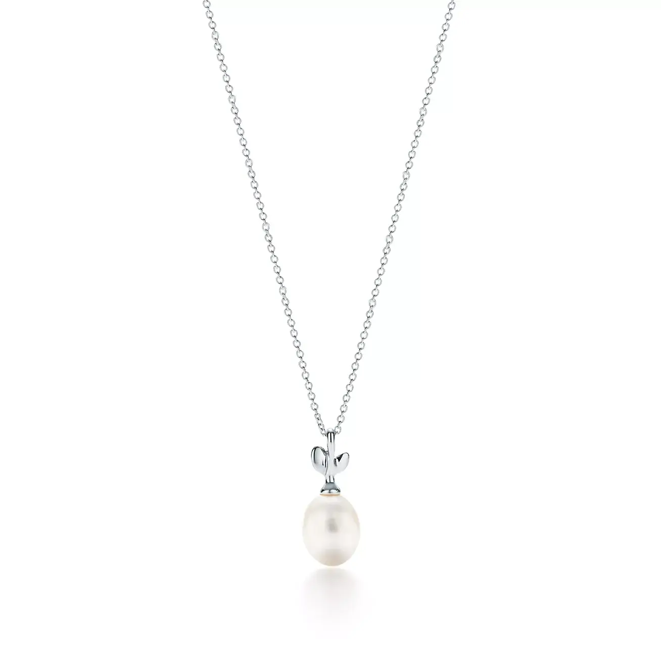 

Колье Tiffany & Co. x Paloma Picasso Olive Leaf, серебро/жемчуг