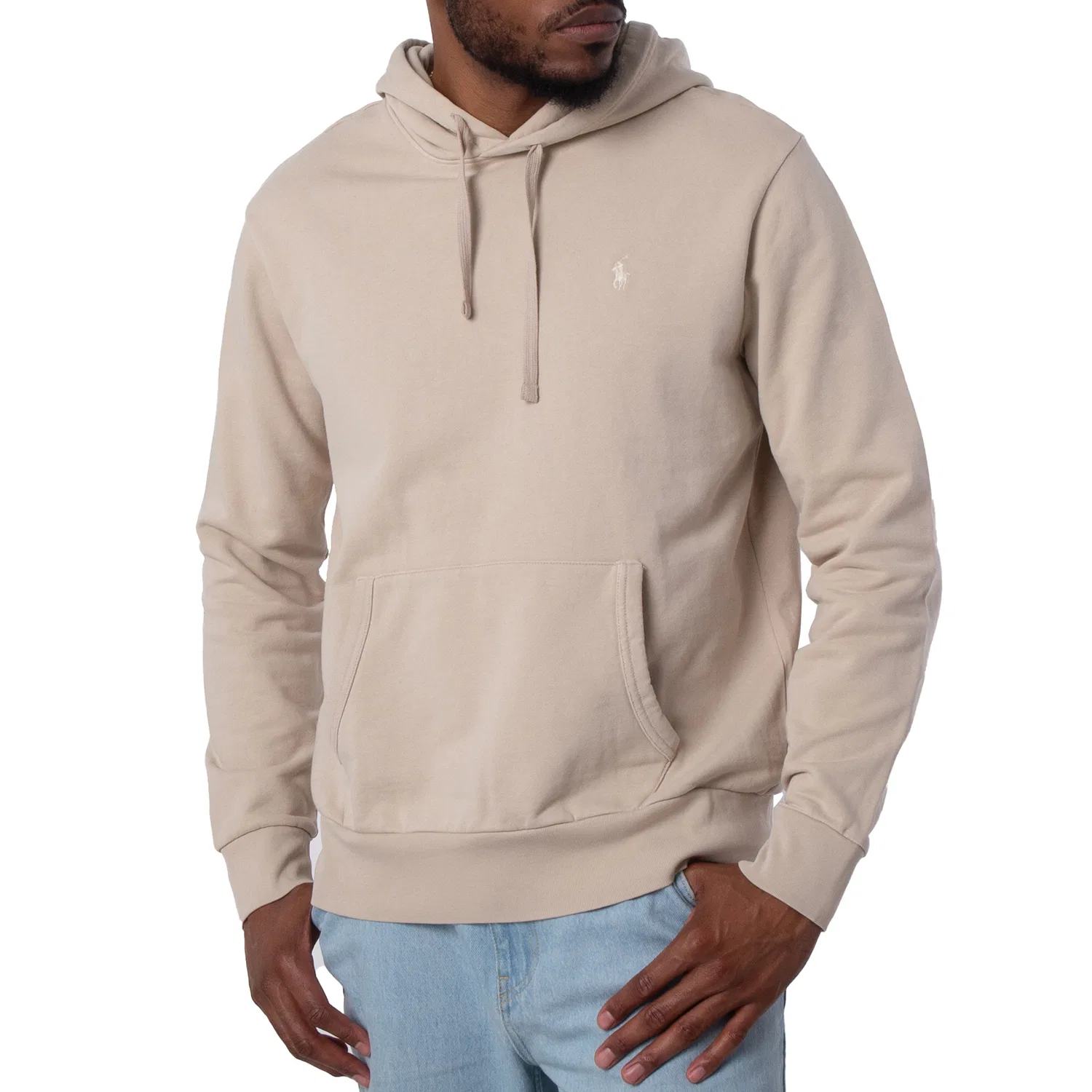 Худи из футера с капюшоном Loopback Fleece Hoodie Polo Ralph Lauren, Gray — фото 3