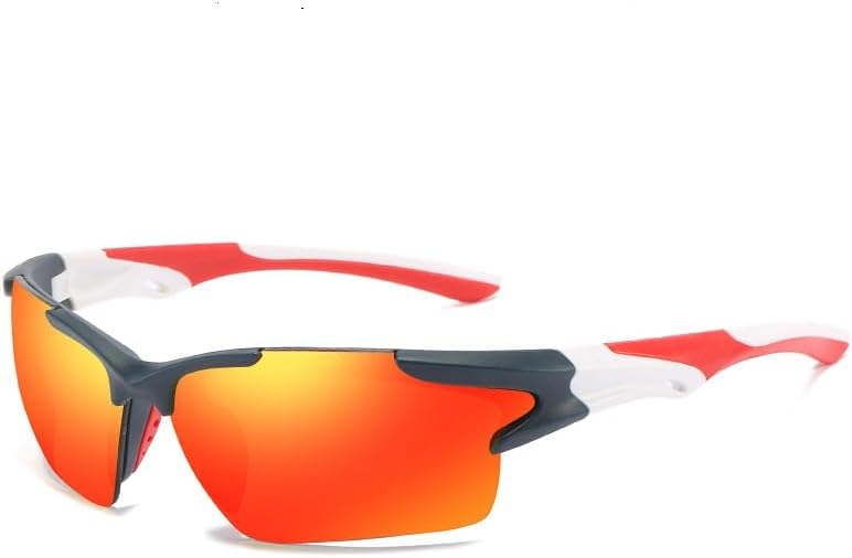 

Мужские поляризованные спортивные солнцезащитные очки для женщин, модные зеркальные линзы для вождения, рыбалки, защита от УФ-излучения UV400, оправа из поликарбоната, модель S361 Generic, 03