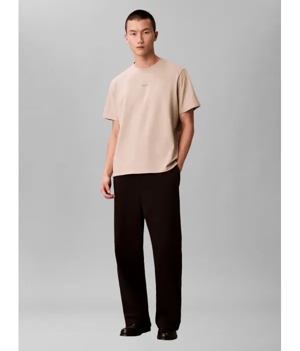 Футболка relaxed fit Calvin Klein, бежевый — фото 2