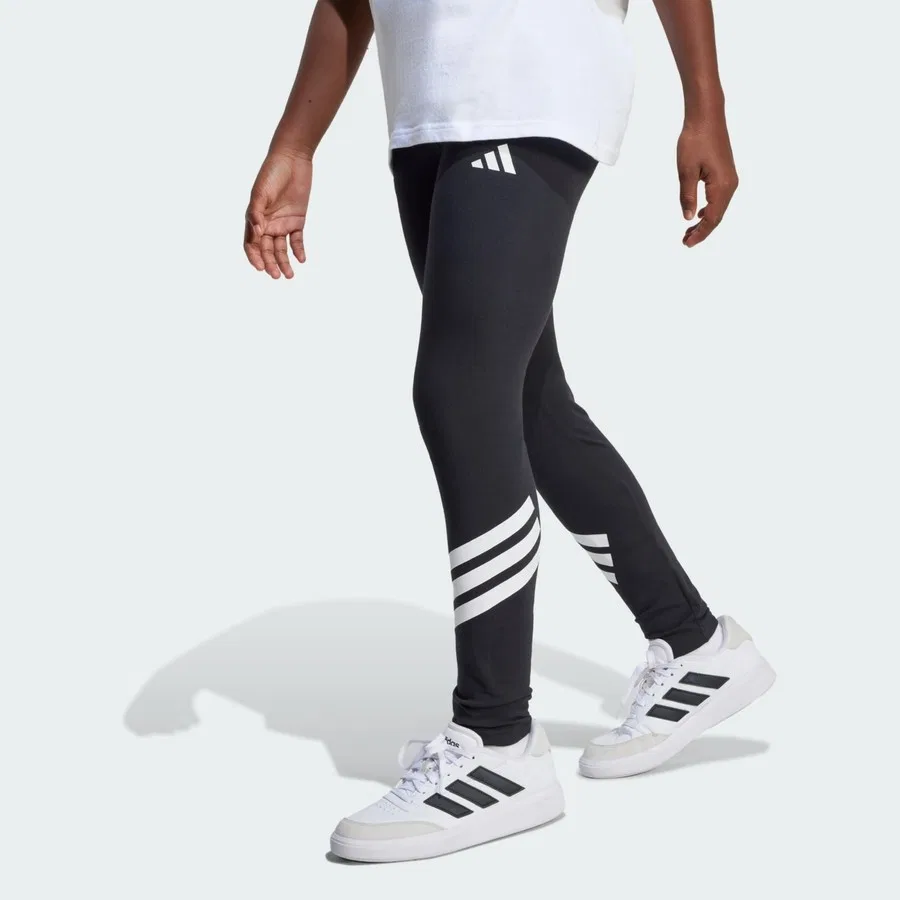 Спортивные леггинсы с 3 полосками Future Icons adidas, Черно-белый