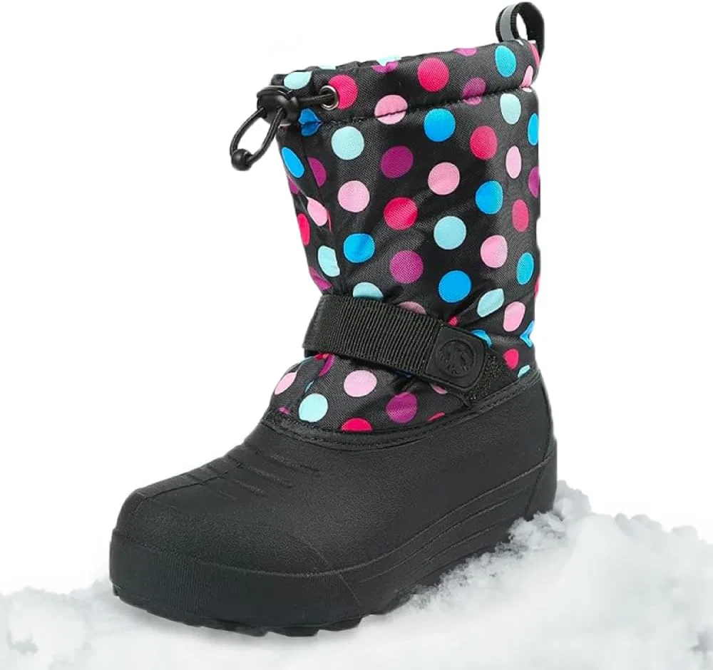 Детские зимние снежные ботинки с водонепроницаемым верхом Northside Frosty, Pink/Blue
