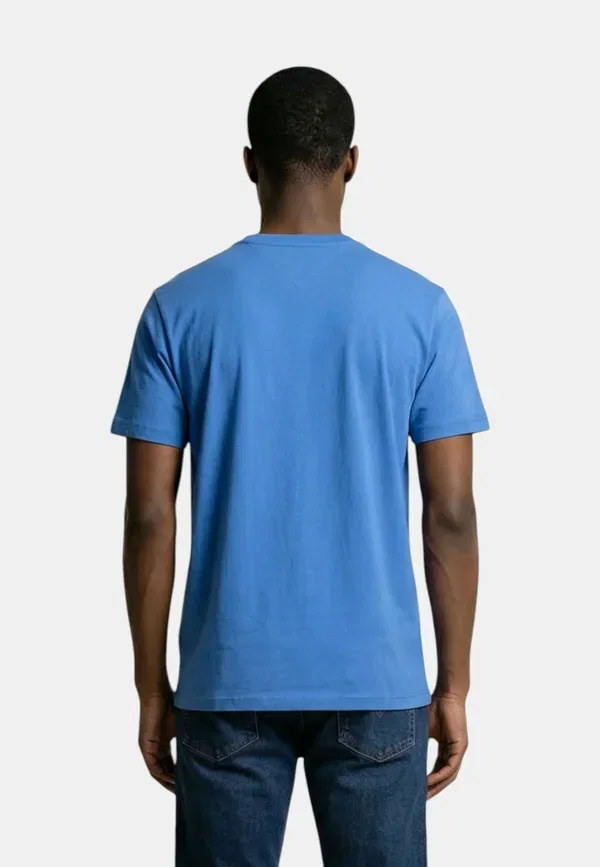 Футболка хлопковая Basic T-shirt Tommy Hilfiger, синий — фото 2