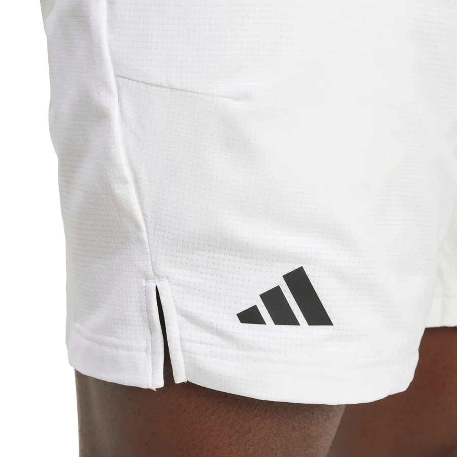 Спортивные шорты ADIDAS PERFORMANCE Regular Workout Pants 'Tennis Climacool Ergo' белого цвета — фото 4