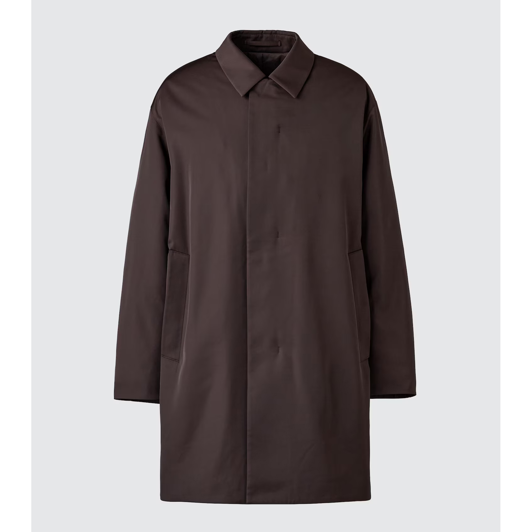 

Утепленный плащ Uniqlo Pufftech, 39 темно-коричневый
