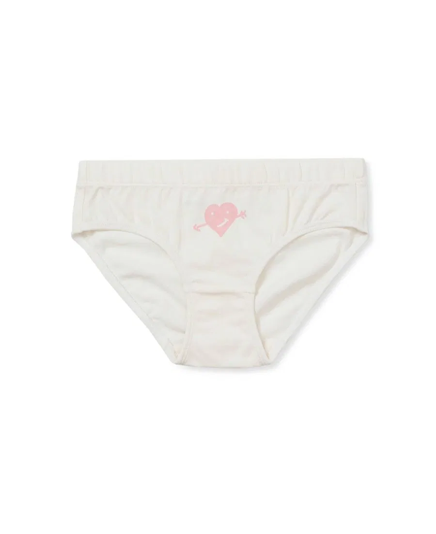 Комплект трусов-слипов для девочек 5 шт., хлопковый, с принтом, Girls Hipster Underwear Panties 5 Pack Lands' End, Powder Blue/Fruit Multi — фото 4