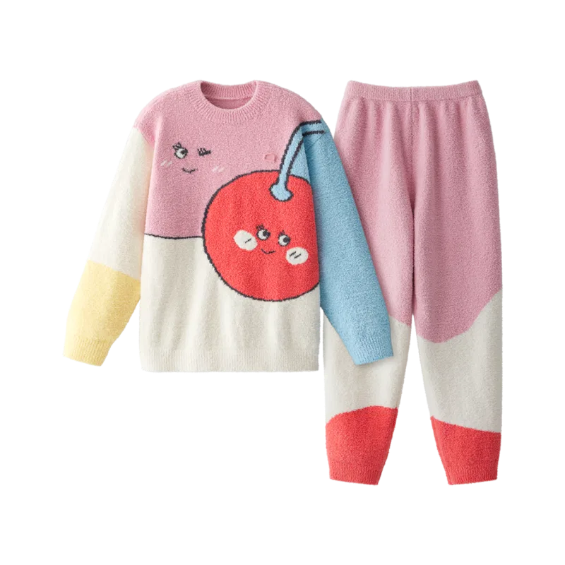 Детская пижама из утепленного материала BANANA IN, Strawberry Pink
