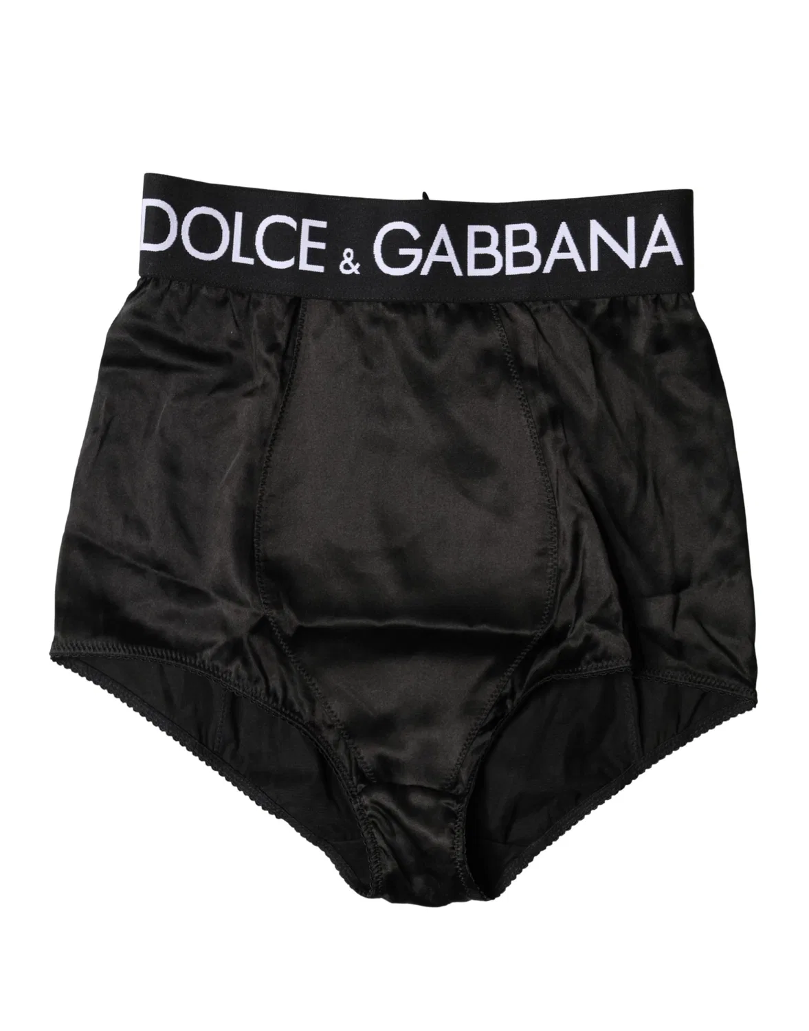 Женские трусы-утяжка с высокой посадкой и логотипом Girdle Panties Dolce & Gabbana, Black