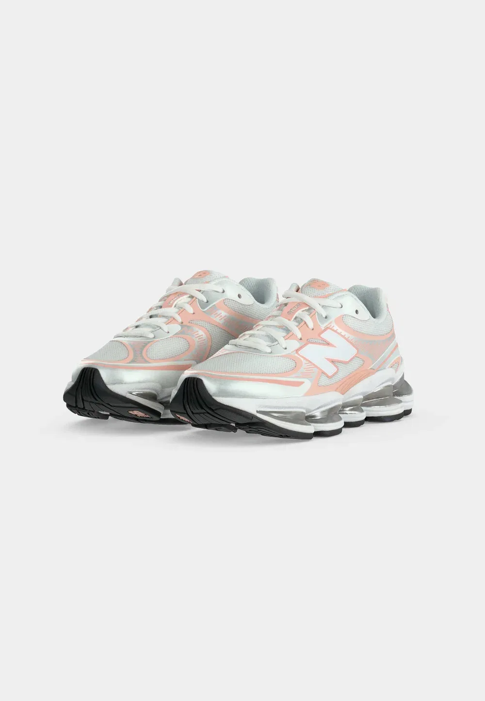 2000 унисекс - кроссовки New Balance, Pink Haze/Silver-Coloured Metallic — фото 3