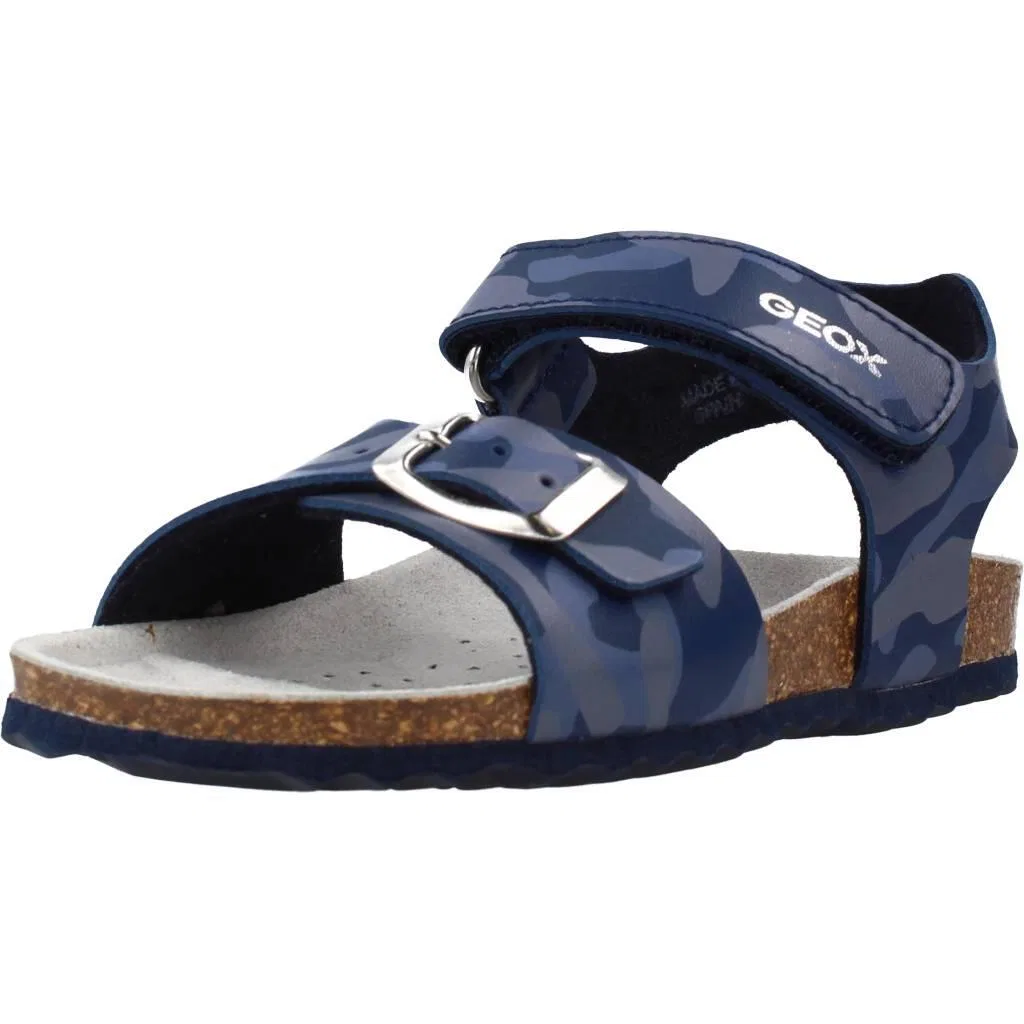 Детские сандалии с закрытым носком Geox B Sandal Chalki Boy, Цвет Blau