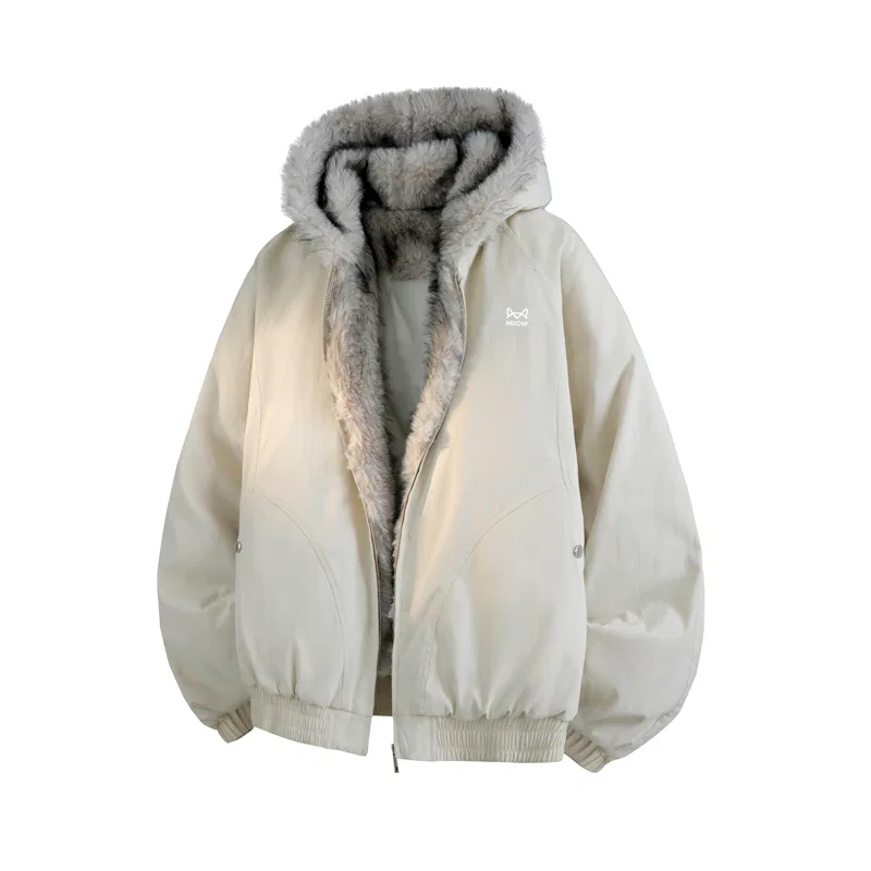 Детское утепленное пальто-пуховик Khaki Puffer Jacket Coat MIIOW
