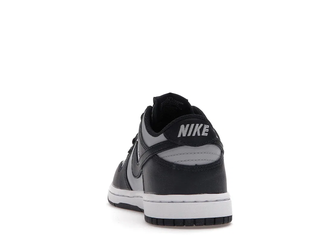 Детские кроссовки для мальчиков с низким верхом Nike Dunk Low Nike, Midnight Navy Grey-White — фото 4
