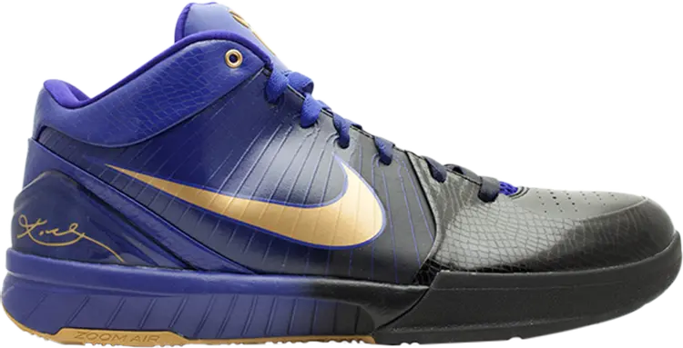 

Кроссовки Nike Zoom Kobe 4 'Lakers Away', черный