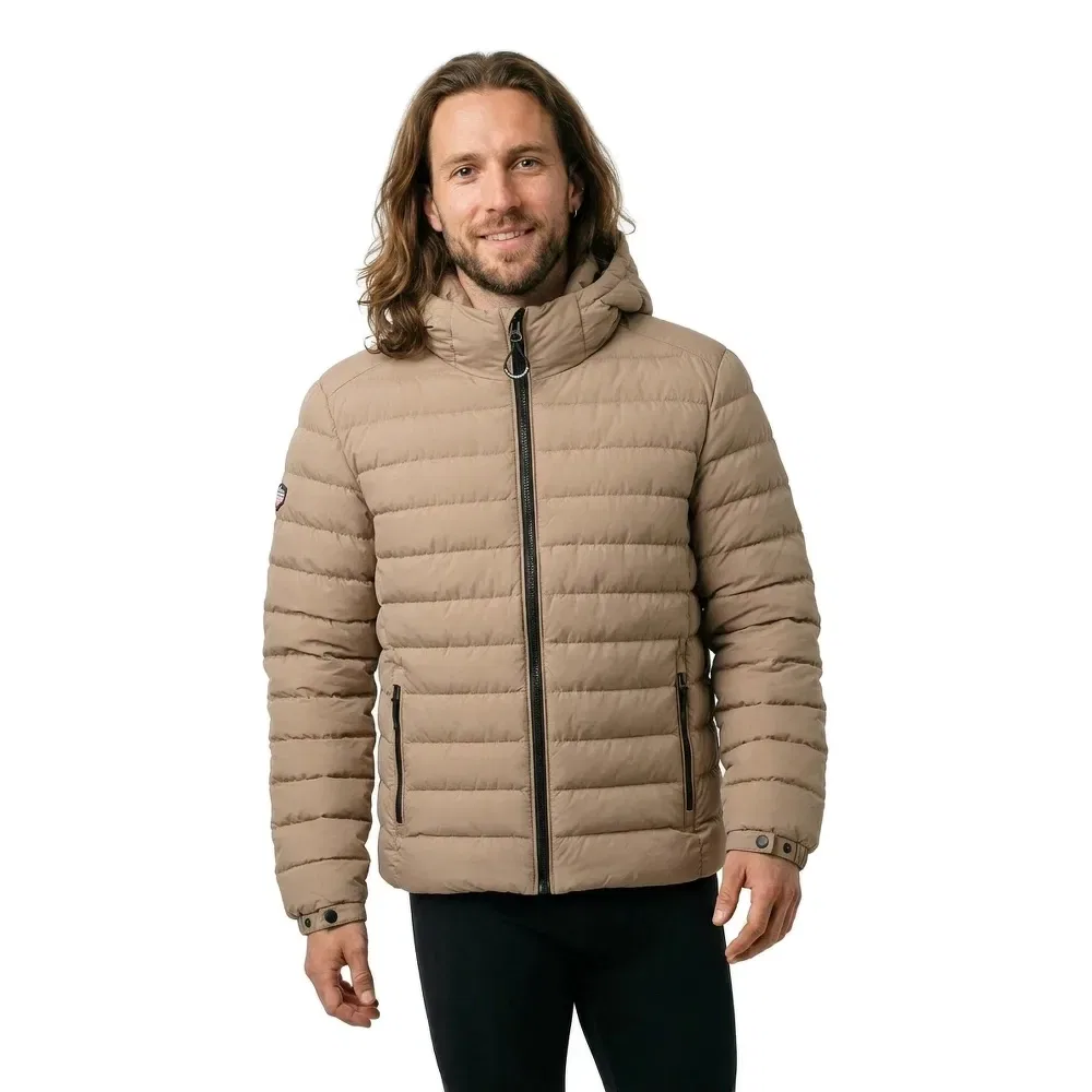 Мужская куртка с капюшоном Fuji Superdry, Beige — фото 3