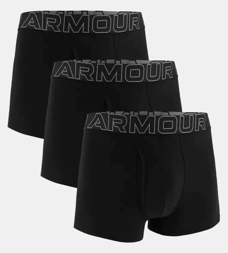 

Боксеры Under Armour Performance 3" 3-Pack, черный/серый