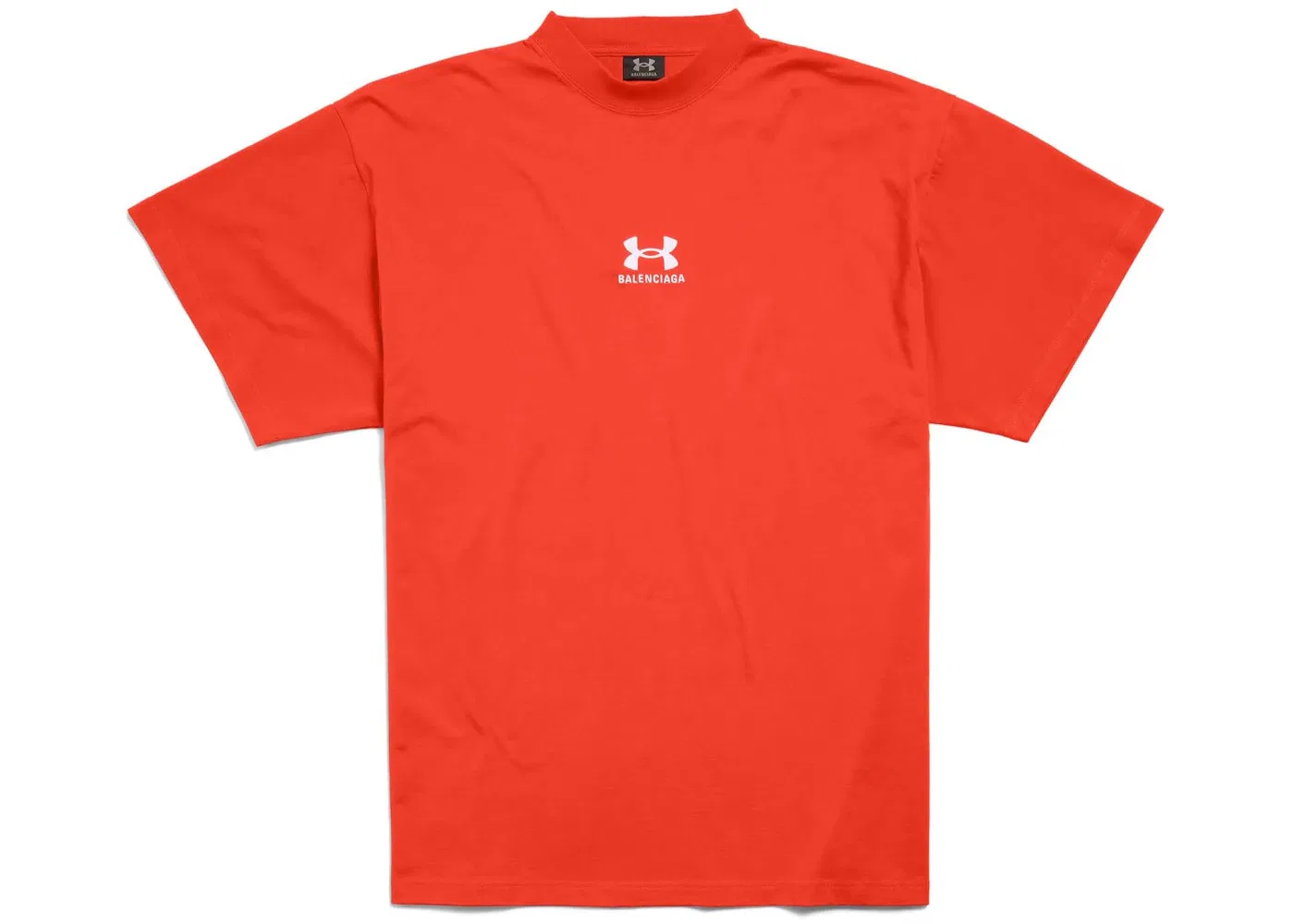 Унисекс футболка оверсайз Balenciaga x Under Armour T-shirt Oversized Fit, Red/White