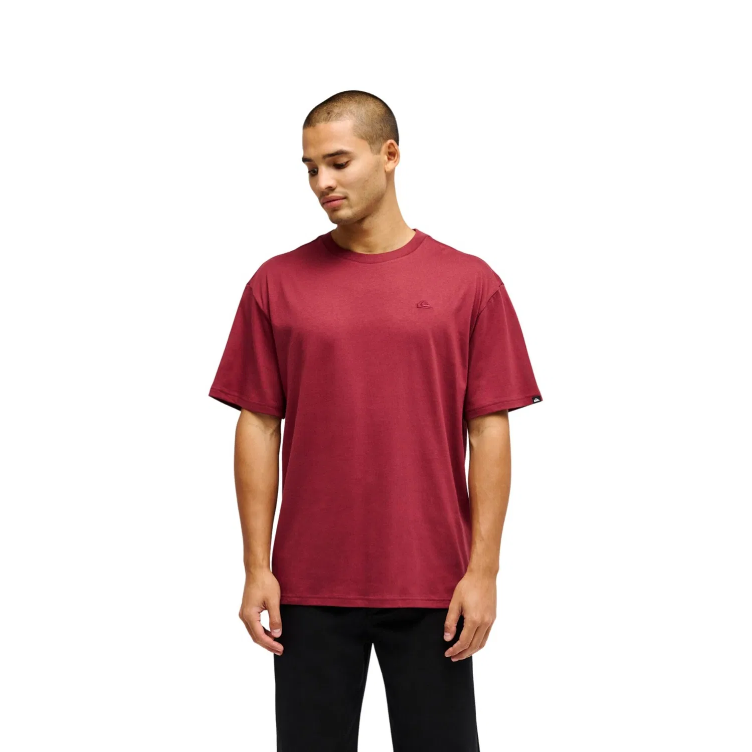 Детская хлопковая футболка Salt Water Quiksilver, Oxblood Red