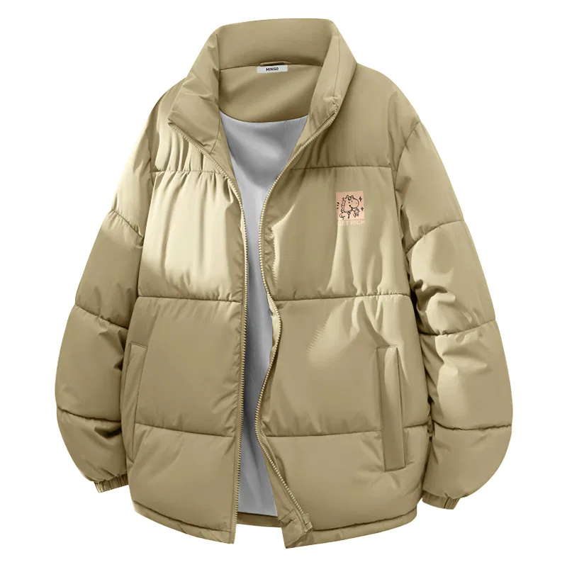 Детская пуховая куртка с принтом MINISO, Dark Khaki