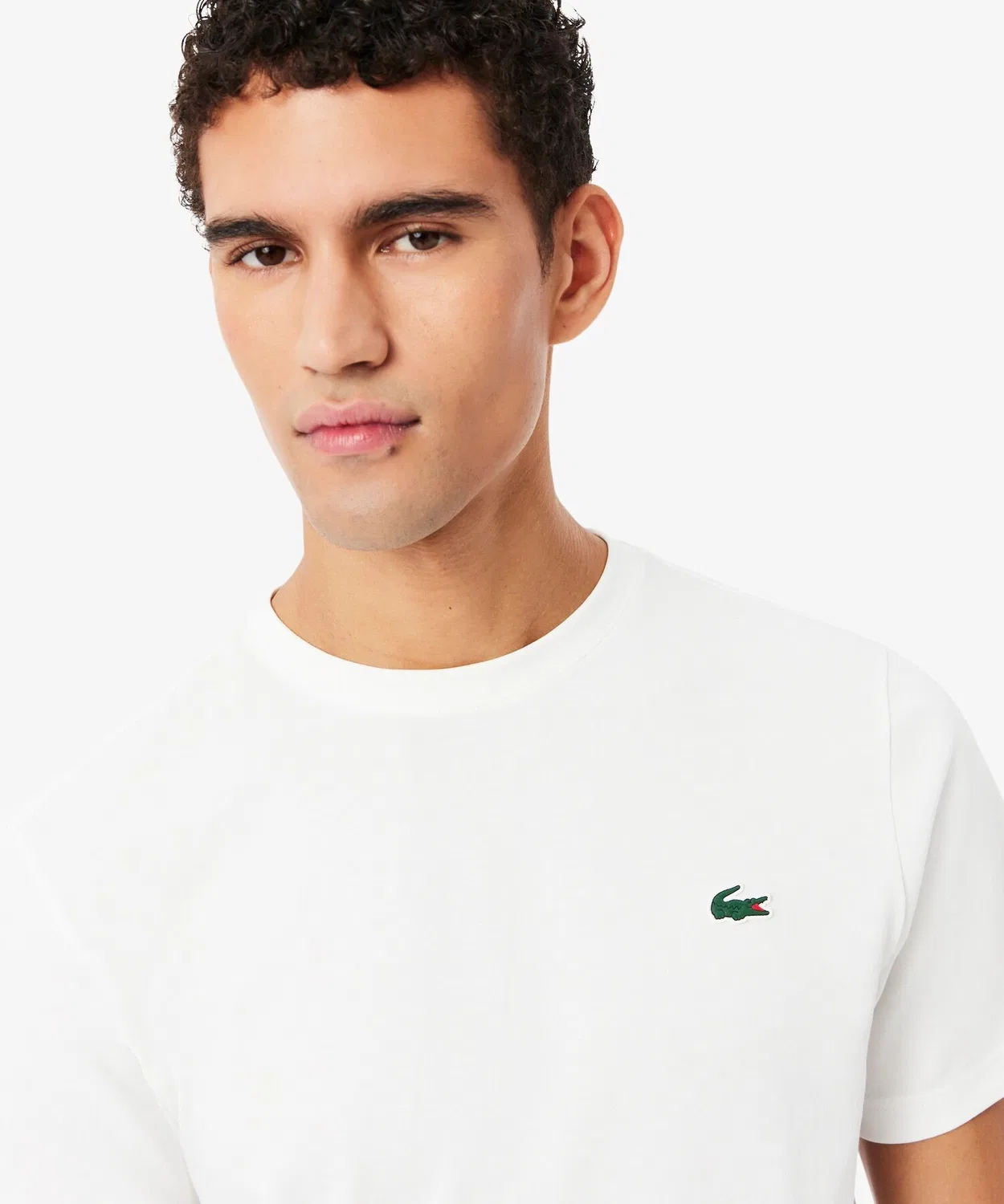 Мужская футболка с принтом ракетки Ultradry Daniil Medvedev LACOSTE, Light Blue — фото 2