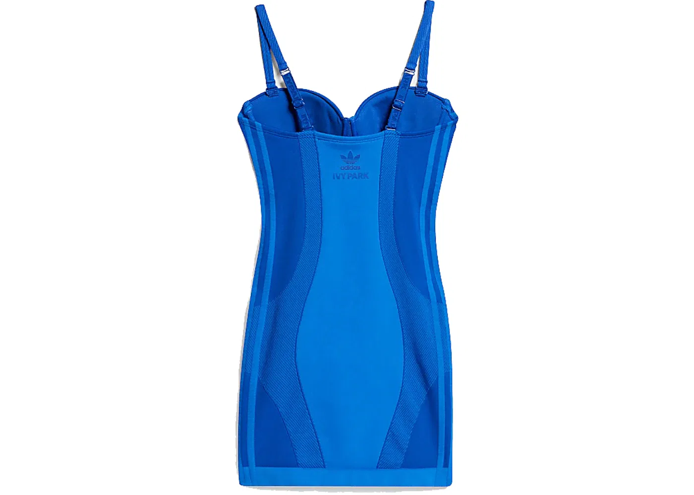 Женское платье с бретелями Adidas Ivy Park Strappy Dress, Glory Blue/Team Royal Blue — фото 2