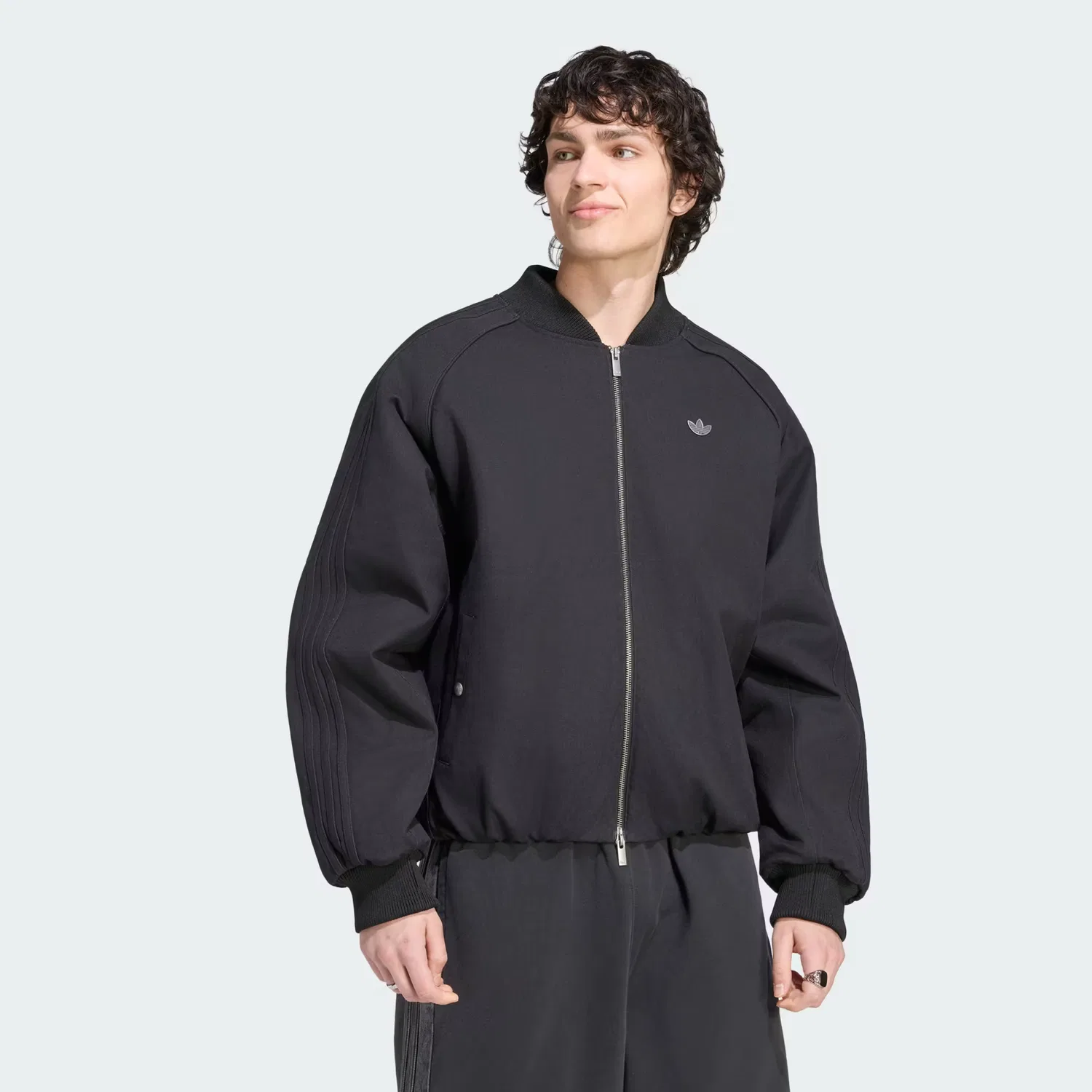Мужская куртка свободного кроя SST TT Canvas Adidas Originals, черный