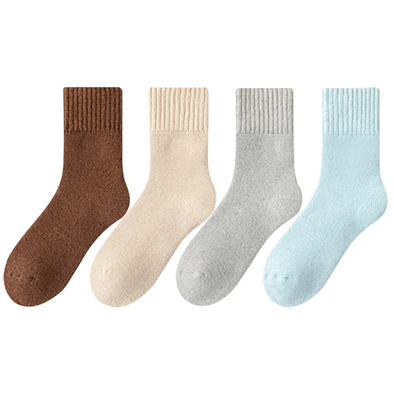 Детские носки-гольфы с принтом, 4 пары, Unisex Crew Socks, MIIOW