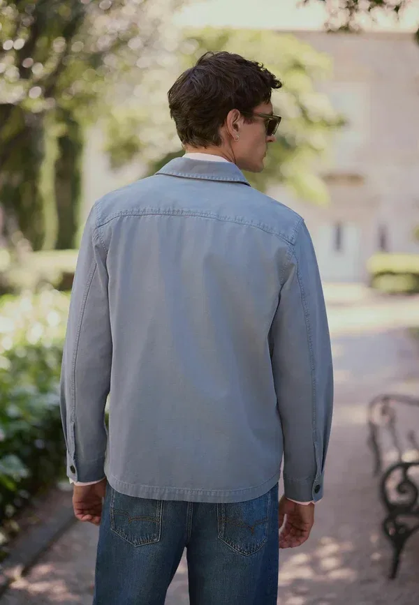 Куртка хлопковая Summer jacket Next, синий — фото 3