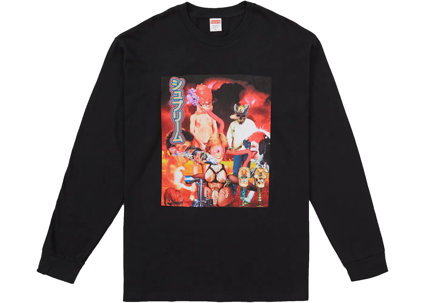 Мужская футболка Supreme Sekintani La Norihiro L/S Tee, Black