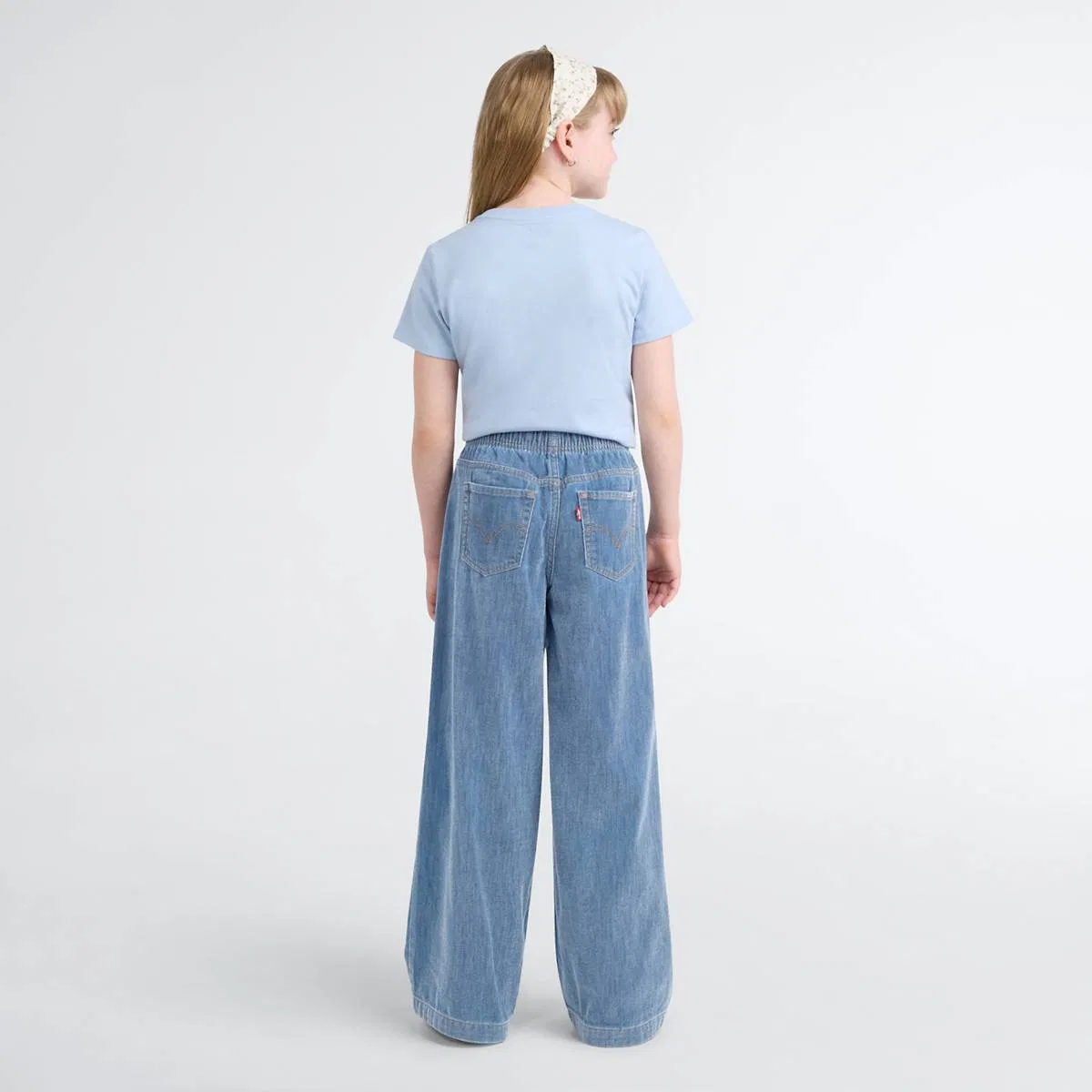 Свободные джинсы с высокой посадкой для девочек 7-16 лет Levi's, Canyon Dream - Medium Wash — фото 3
