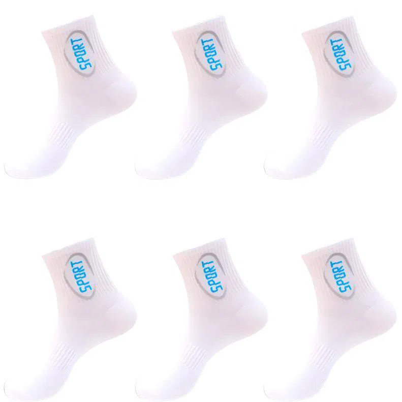 Детские носки средней длины 6 пар Lanza, White Blue