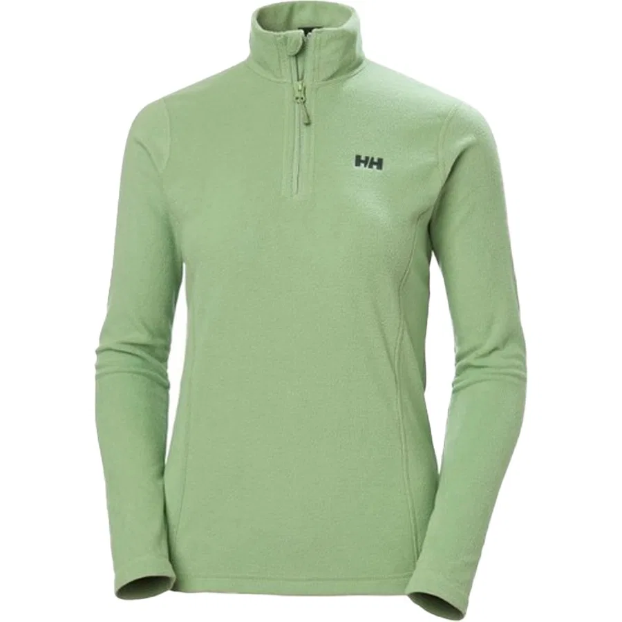 Детский флисовый топ с полузамком Helly Hansen Hh Junior Rider 1/2 Zip, Хаки/Зеленый