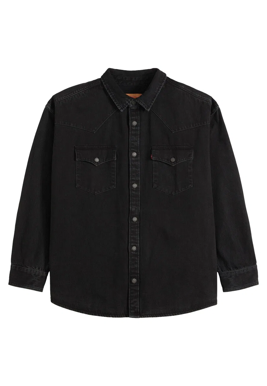 Рубашка LEVI'S Comfort fit Button Up Shirt 'DENAMORE' из черного денима