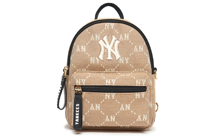

MLB Миниатюрный женский рюкзак из полиэстера коллекции Monogram в коричневом цвете