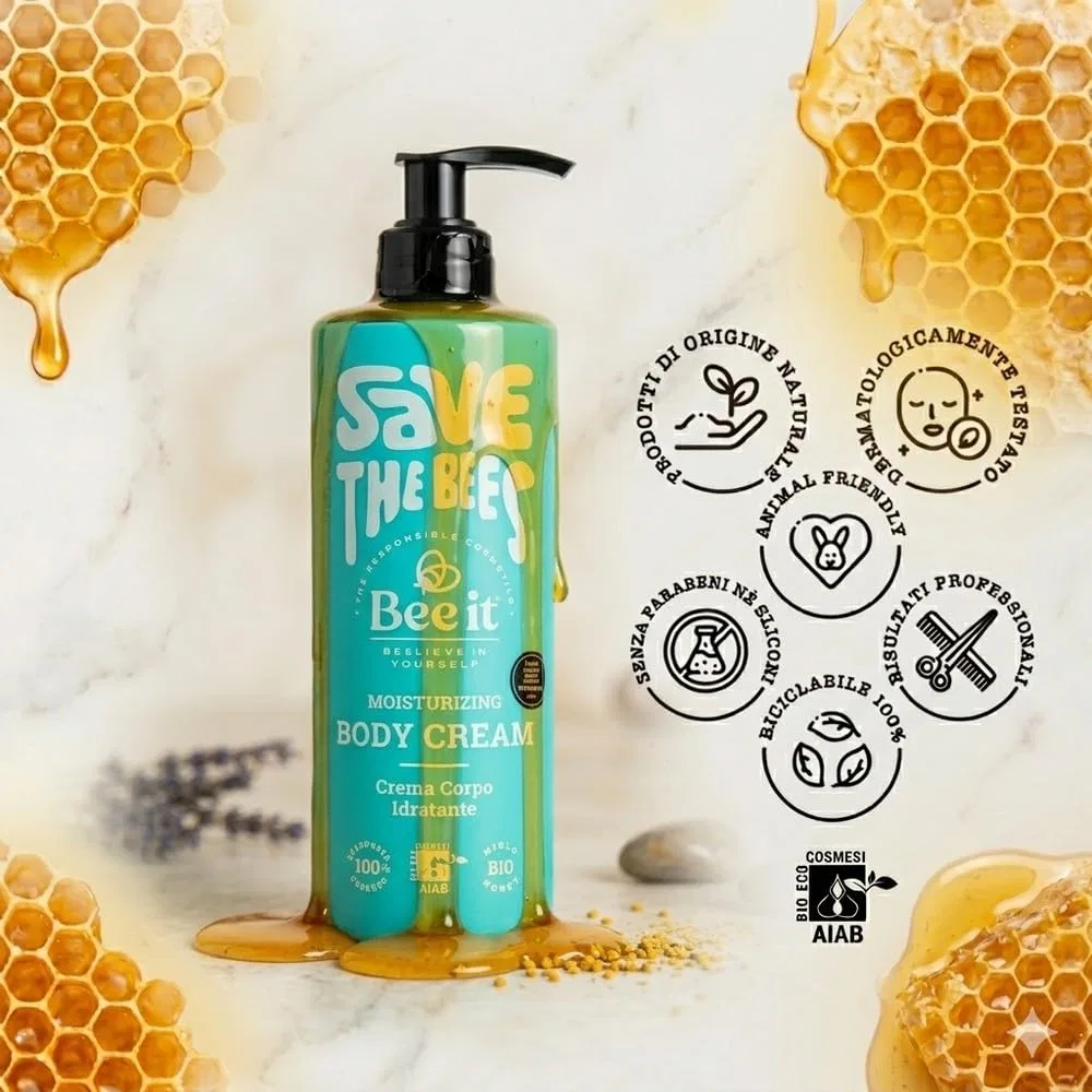 Увлажняющий крем для тела с Bio-Honig и Propolis, 300 мл, BeeIT — фото 2