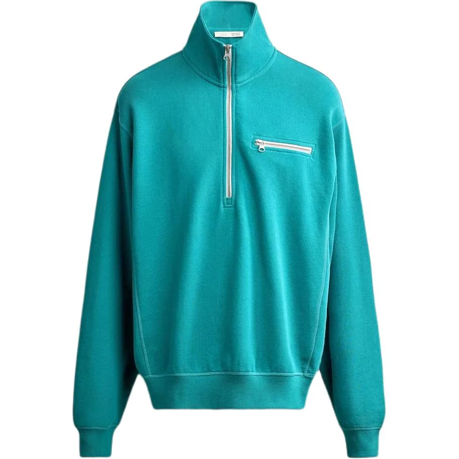Мужской свитшот с воротником-стойкой Light Green ZARA, Light Green