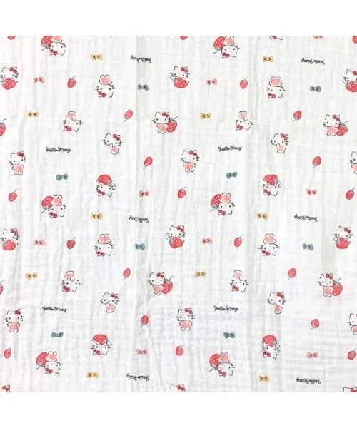 Окутывающее одеяло-пелёнка Sanrio из муслина 100x100 см белый — фото 3