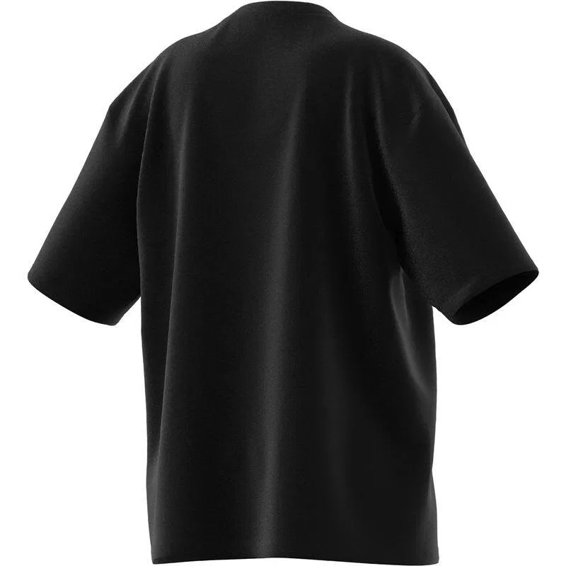 Женская футболка с длинным рукавом W BL BF TEE Adidas, Schwarz Weiss — фото 3