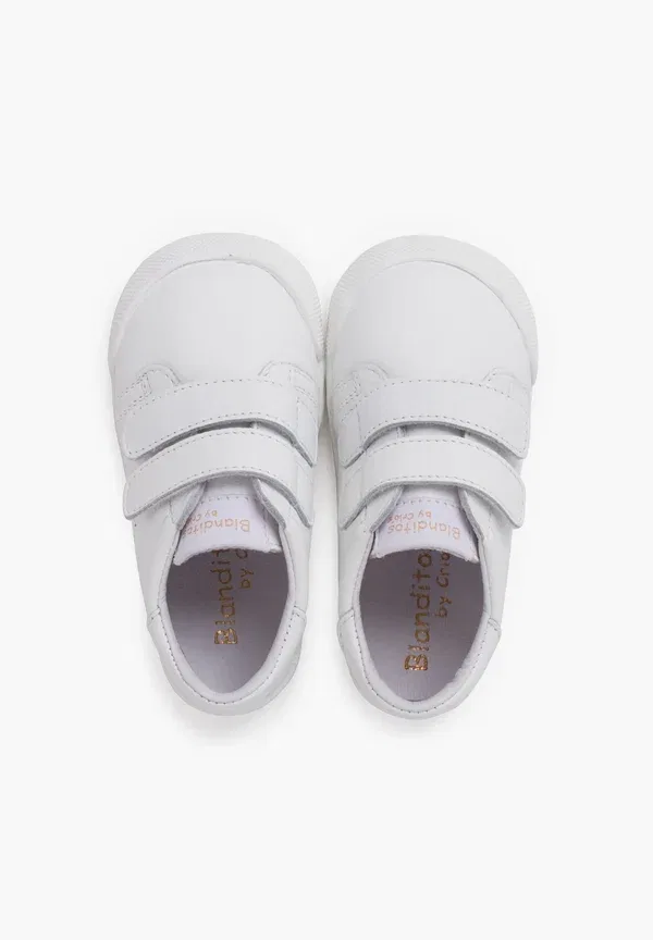 Ботинки кожаные Baby shoes Pisamonas белый — фото 3