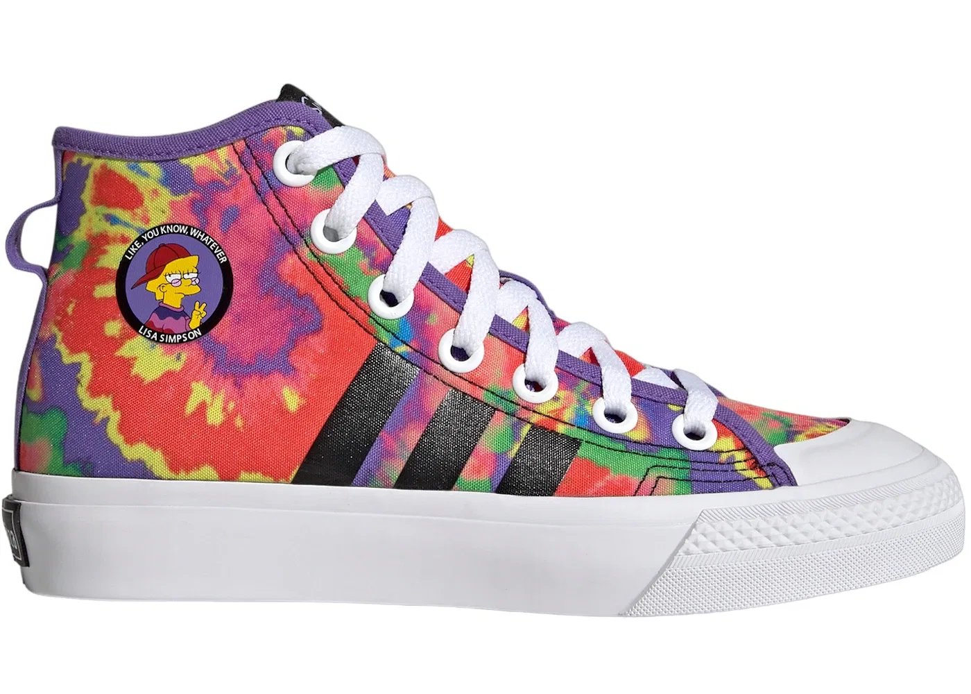 Детские кроссовки lifestyle с высоким верхом Adidas Nizza Hi RF, Core Black Core Black Cloud White