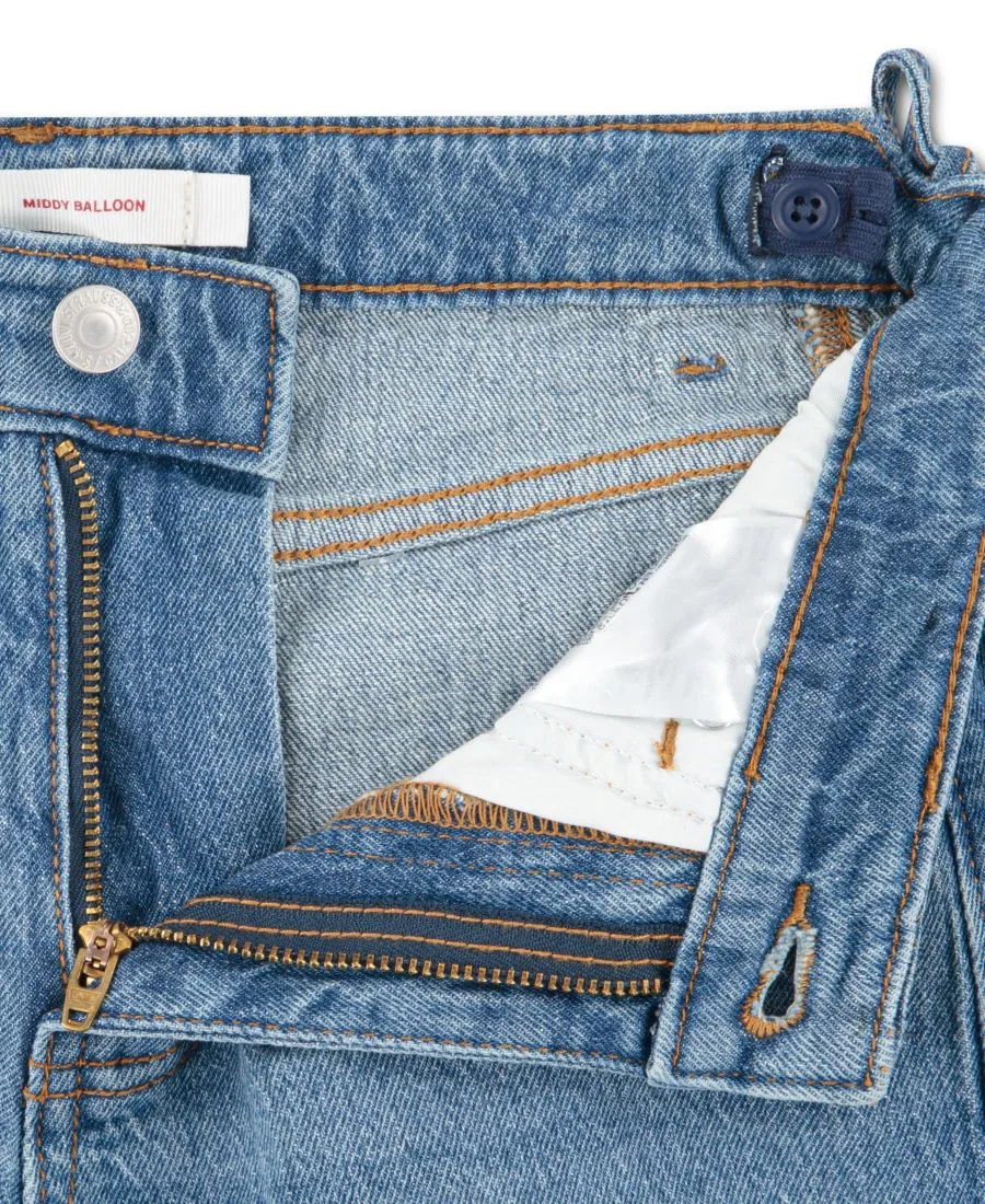 Джинсы с завязкой на талии и расклешенными штанинами Middy Balloon Leg Levi's, Polaroid — фото 3