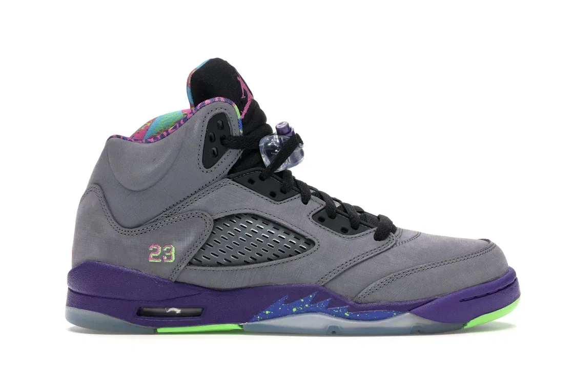 Детские кроссовки Lifestyle Jordan 5 Retro Jordan, Cool Grey/Club Pink-Court Purple-Game Royal