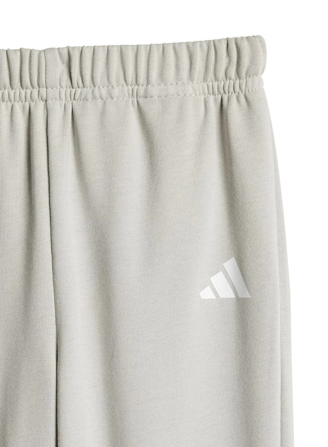 Комплект из футера с принтом динозавра Adidas, серый — фото 3
