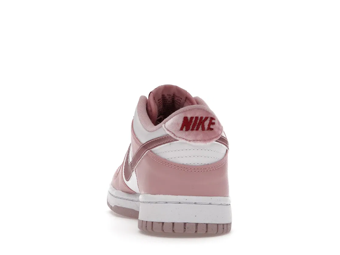Детские кроссовки Lifestyle Nike Nike Dunk Low, White/Pink Velvet/White — фото 4