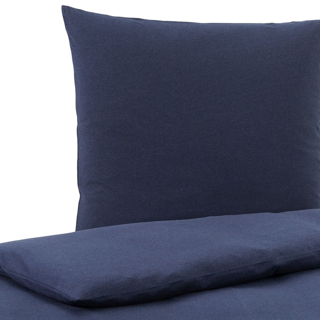 

Постельное белье Dream Sleep однотонное меланжевое из джерси 135х200 см + темно-синее 80х80 см Traumschlaf, Синий, Постельное белье Dream Sleep однотонное меланжевое из джерси 135х200 см + темно-синее 80х80 см Traumschlaf
