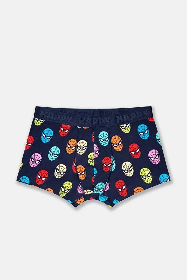 Детские боксеры для мальчиков с принтом Spider-Man Happy Socks, Multicolored