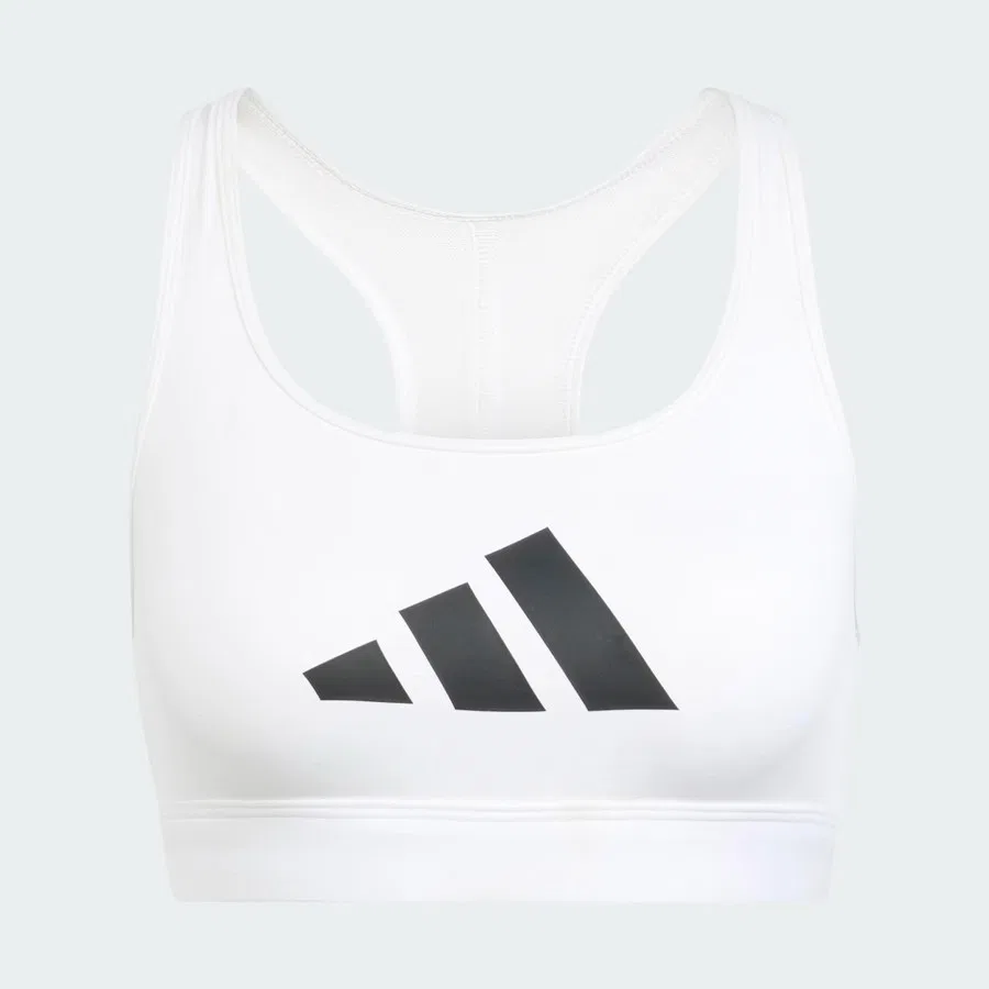 Спортивный бюстгальтер Powerreact Bralette adidas, Белый — фото 4