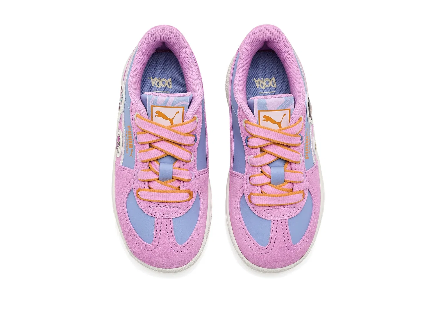 Кроссовки Palermo Dora Shoes (для маленьких и больших детей) Puma Kids, Mauve Glow/Warm White — фото 3
