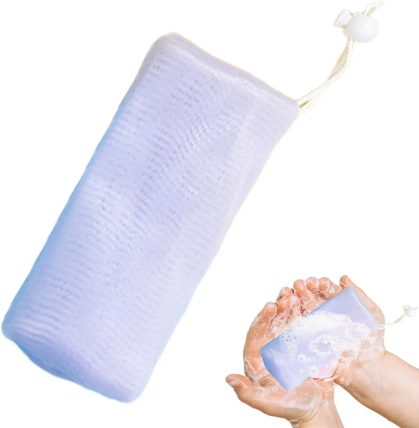 Мочалка для пены Mesh Soap Bag, Holdes, Purple